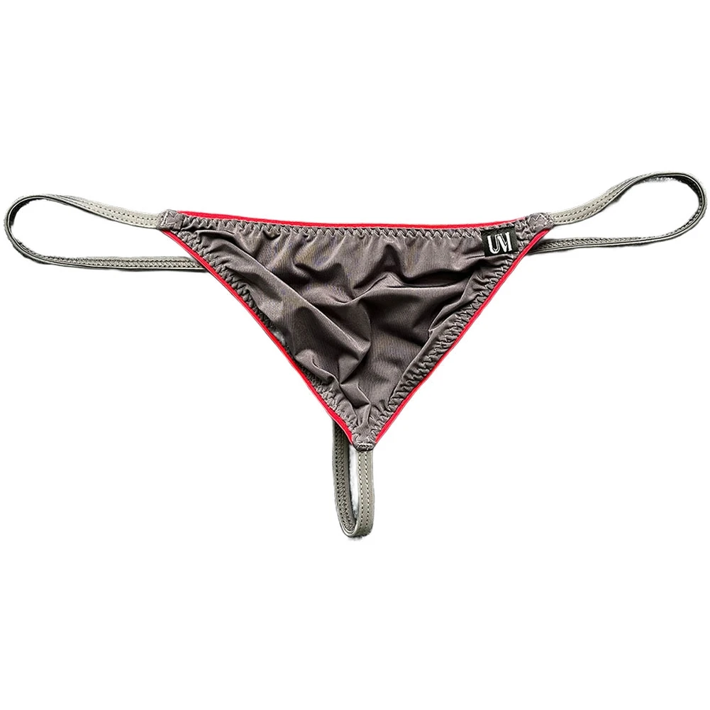 

Men Tight Lingerie Ultra Hot Sissy G-String Thongs For Mini Briefs Low Waist Bikini Underwear T-back Underpants Unisex Panties