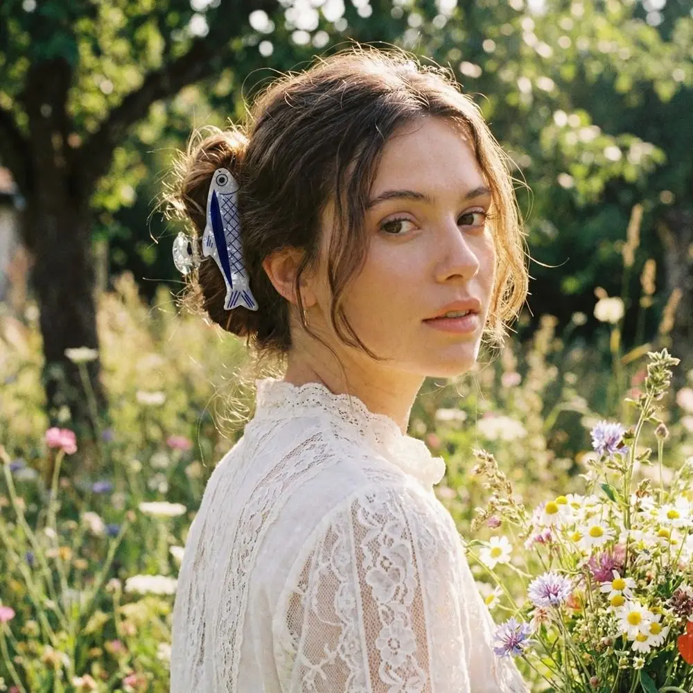 

Sweet Hairpin Ocean Animal Hair Claw Pvc Tuna Fish Marine Life Fish Hair Clip Goldfish Shark Clip Fish Grab Clip Girls