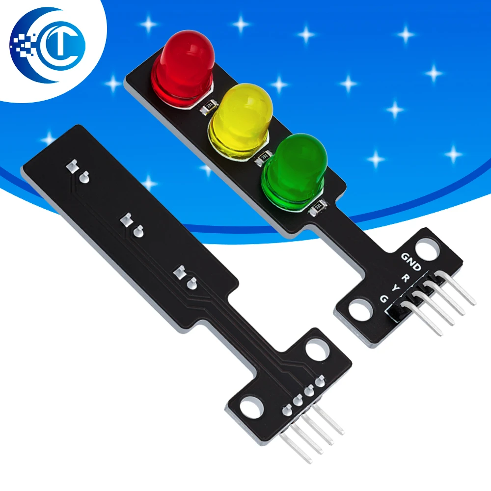 BS LED Traffic Light Module Digital Signal Output LED Indicator Module for Arduino Electronic DIY Projects