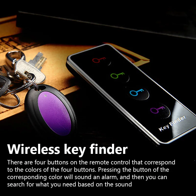 Wireless Key Finder 4-in-1 Home Anti-loss Devices Mobile Phone Finders Multi Function Key Locator Tracker for Child Pet