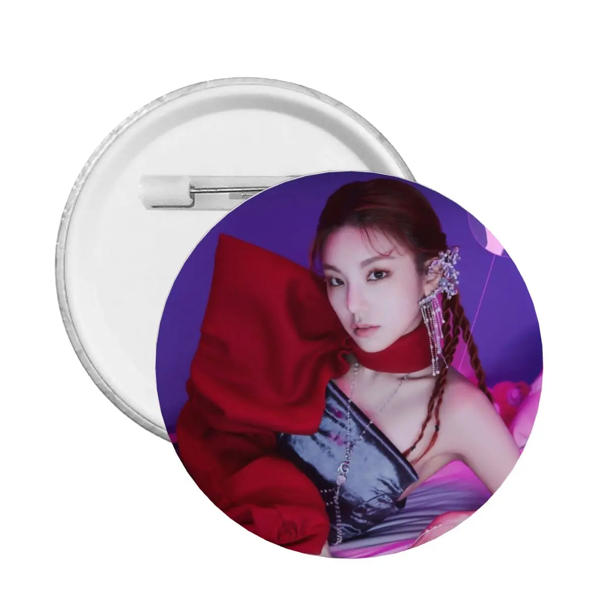 Customize ITZYS Kpop Star Girl Group Button Pin for Jeans Badges Brooch Pinback Gift