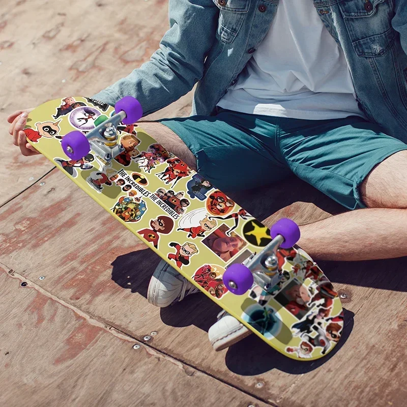 50 stks Grappige Film De Incredibles Stickers Kawaii Anime Cartoon Graffiti Decals voor Skateboard Bagage Gitaar Kids Sticker Speelgoed