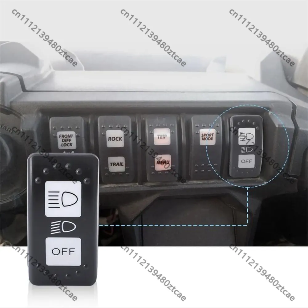 Reinforced Headlight Four Wheel Drive Switch Fit 121 154 200 Off Road Vehicle Control Electrical Accessories