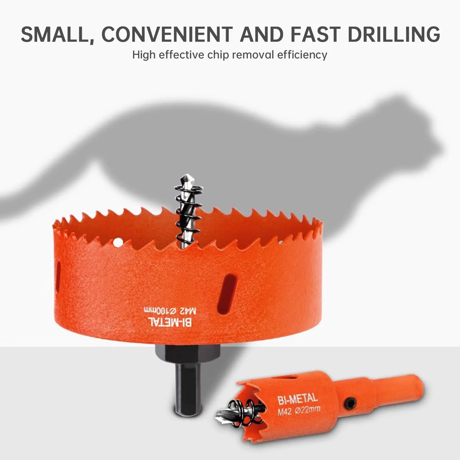 Hole Saws 1PC 100mm  165mm   180mm M42 Bi-Metal Drill Bit Cutter Carpentry Tools Cutting Metal Plastic Iron Hand Tools