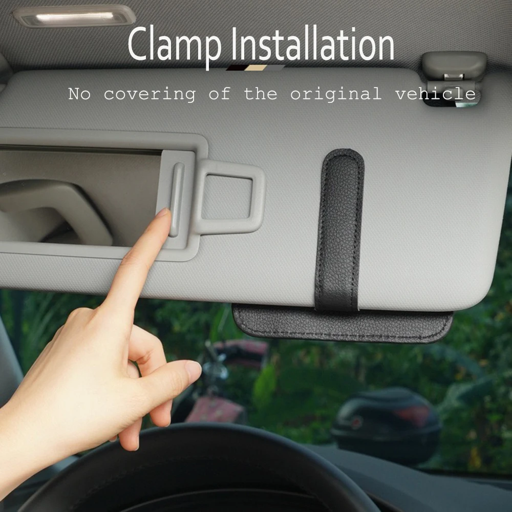 Car Sun Visor Card Bag Storage Clip Glasses Storage for Great Wall GWM UTE Tank Poer Voleex C10 C30 C50 Steed Wingle 5 7