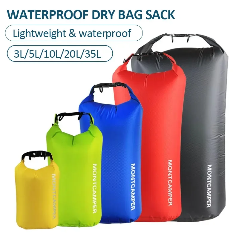 Waterproof Dry Bag Sack 3/5/10/20/35L Outdoor Ultralight Bag for Camping Drift Trekking Swimming Rafting Kayak River Fishing