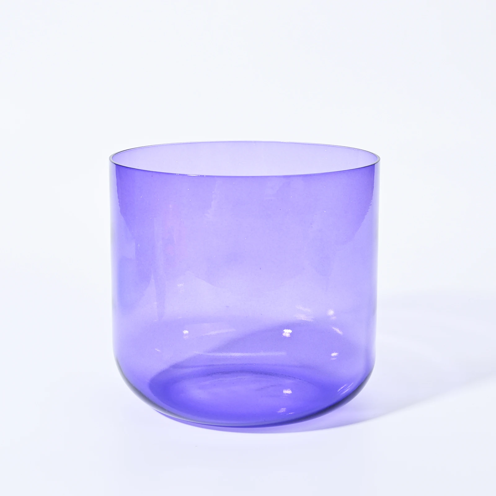 

CVNC 7 Inch B Note Purple 440/432hz Alchemy Clear Quartz Crystal Singing Bowl for Sound Healing and Meditation with Free Mallet