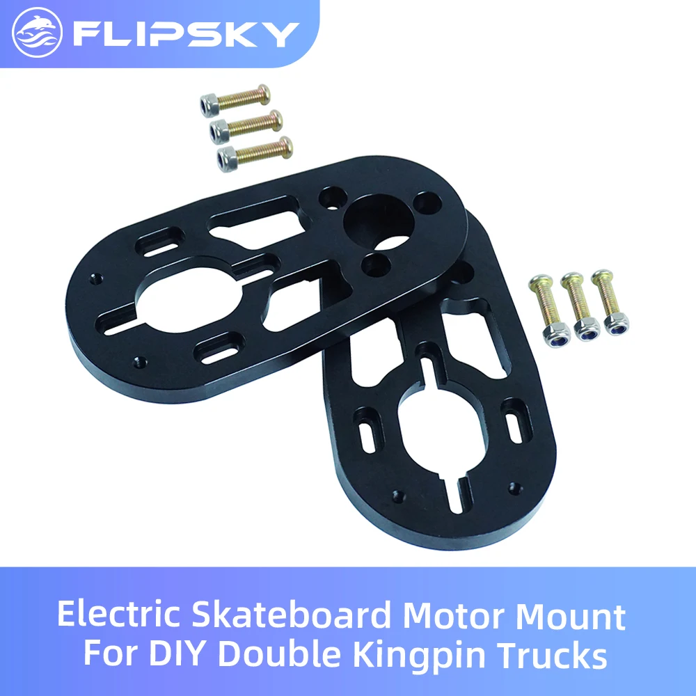 

New Diy Electric Skateboard Motor Mount Bracket Parts For Diy Double Kingpin Trucks For 50/60 Series Motors