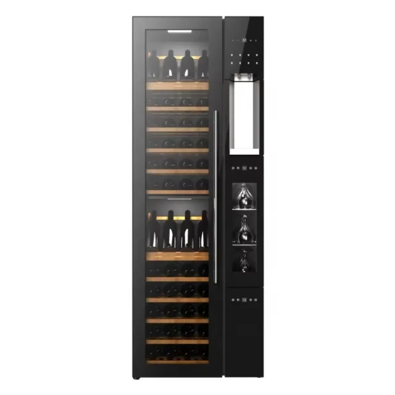 112 Bottles High End Wine Cooler Fridge Refrigerator Storage With Wine Dispenser