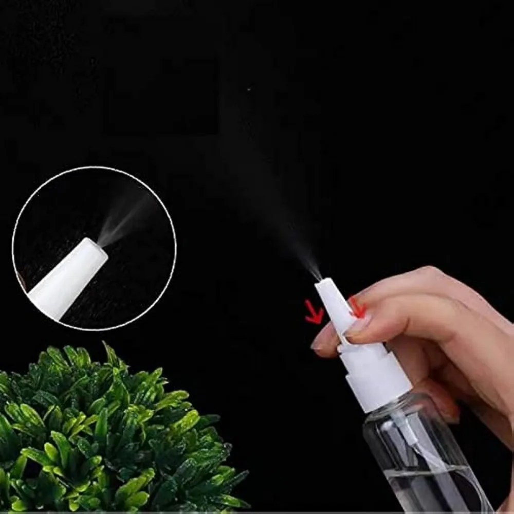 3pcs 10ml Nasal Mist Spray Plastic Bottle Clear Empty Rhinitis Care Sprayer Direct Spray Container for Saline Essential Oils