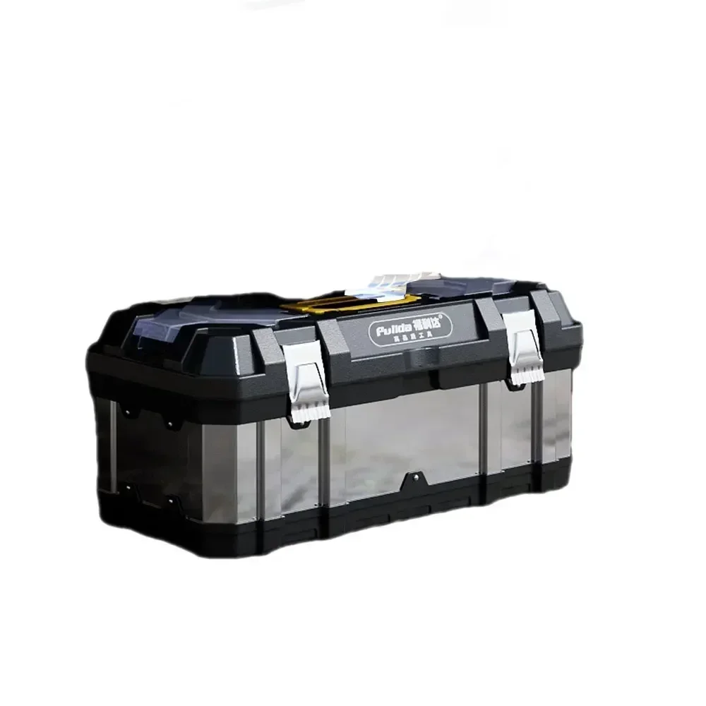 Portable Tool Storage Box Multi-layer Metal Suitcase Stainless Steel Industrial Grade Multifunctional Storage Box Friend's Gift