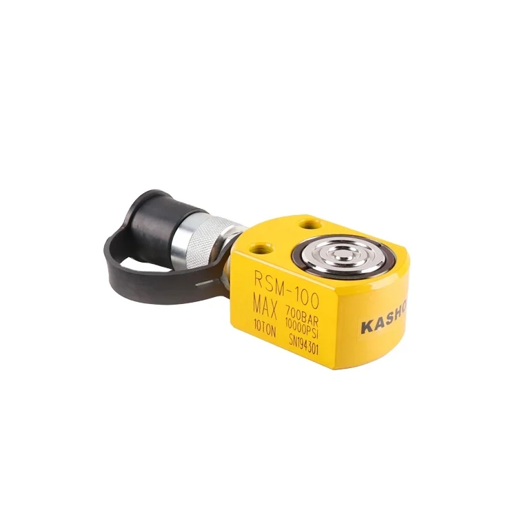 

RSM-100 Flat mini small ultra thin 10 Ton Hydraulic Cylinder Jack