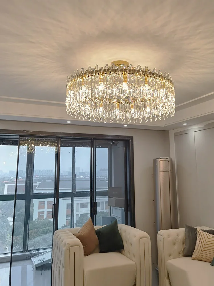 

Modern Living Room Kitchen Lamp Home Decor Decorative Ceiling Lighting Light Fixture Luxury Crystal Pendant Light LED Chandelier
