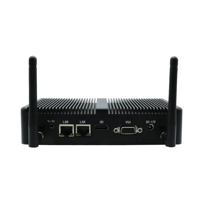 

Mini computer quad-core j4125 4200u dual network dual serial port, fanless industrial computer