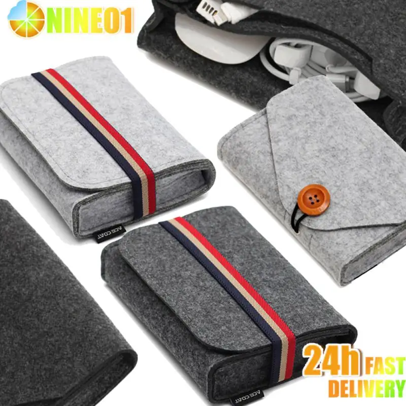 USB Cable Storage Bag Travel Digital Electronic Accessories Pouch Case USB Charger Power Bank Holder Kit Bag Gadget Organizer