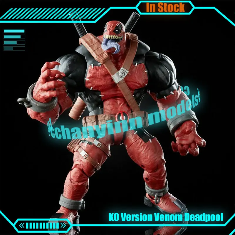 

21cm The Avengers Deadpool Anime Figure Venom Deadpool Action Figurine Ko Version Statue Legends Series Deadpool Venom Model Toy