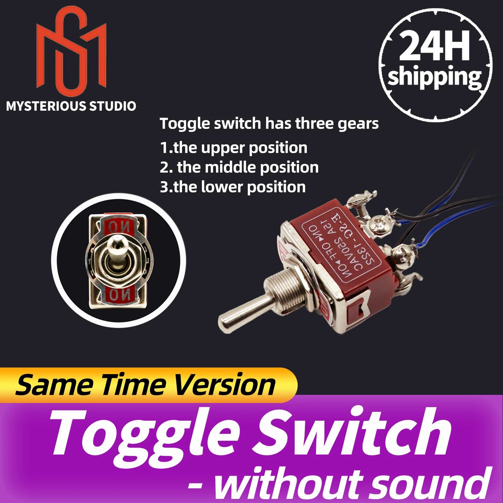 mysterious studio Secret Room Escape Game Mechanism Props Electronic Puzzle superb 1987 GY  Toggle switch 3 Position Version