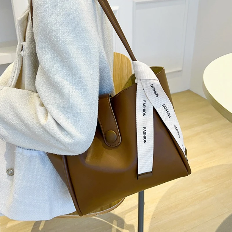 

Сумка большой вместимости, женская сумка через плечо в стиле ретро, новые модные и модные повседневные сумки-тоут для поездок на работу