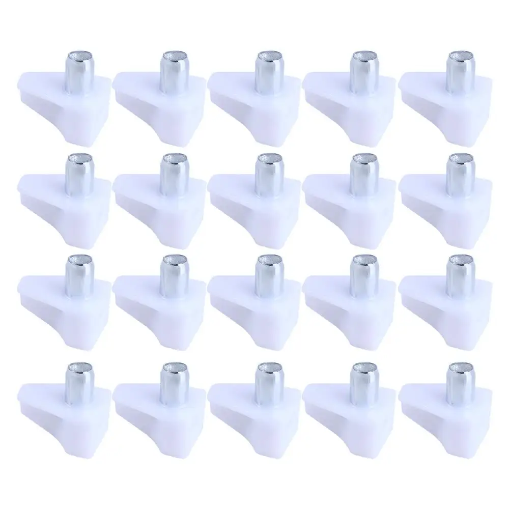 Plastic Light Weight Wooden Furniture Shelves Support With Metal Pin Hardware Accessories Shelf Holder Bracket Shelf Studs Pegs