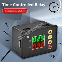 T2310 AC 110-220V DC 12V 24V  LED Digital Time Controller Countdown Timer On/Off Switch Delay Timer Relay Module with Buzzer