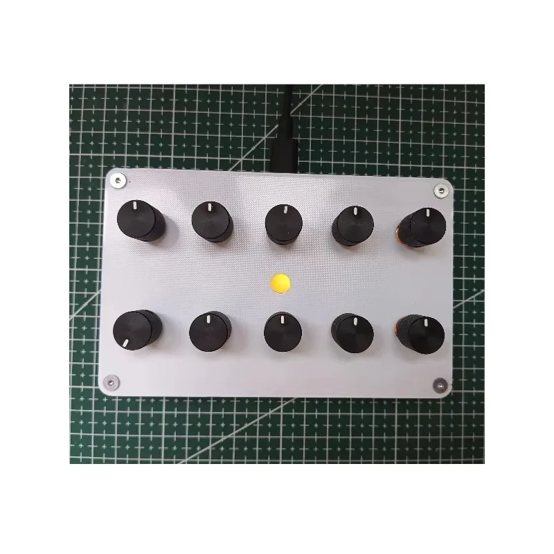 10 Knob Knobs, Custom CC Information Volume, USB-C Interface, Music Host Software, MIDI Controller