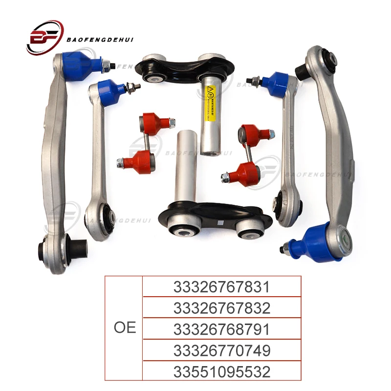 BF Rear Upper Suspension Control Arm Kit (Aluminum) for E39 33326767831 33326767832 33326768791 33326770749 33551095532