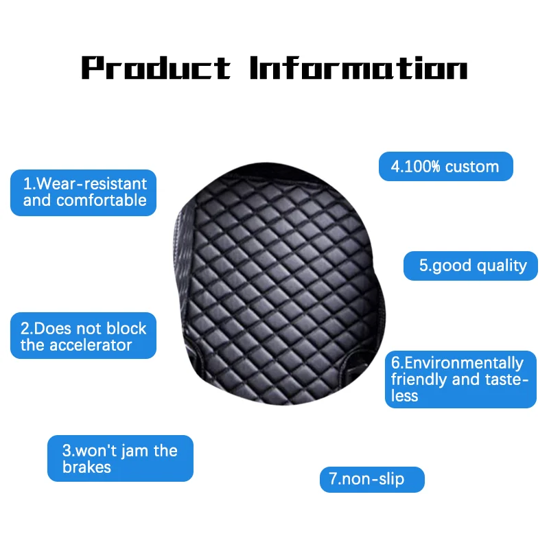 Car Floor Mat For Jeep Grand Cherokee WK 2005~2010 Rug Durable Leather Mat Protective Carpet Anti Dirty Foot Pad Car Accessories