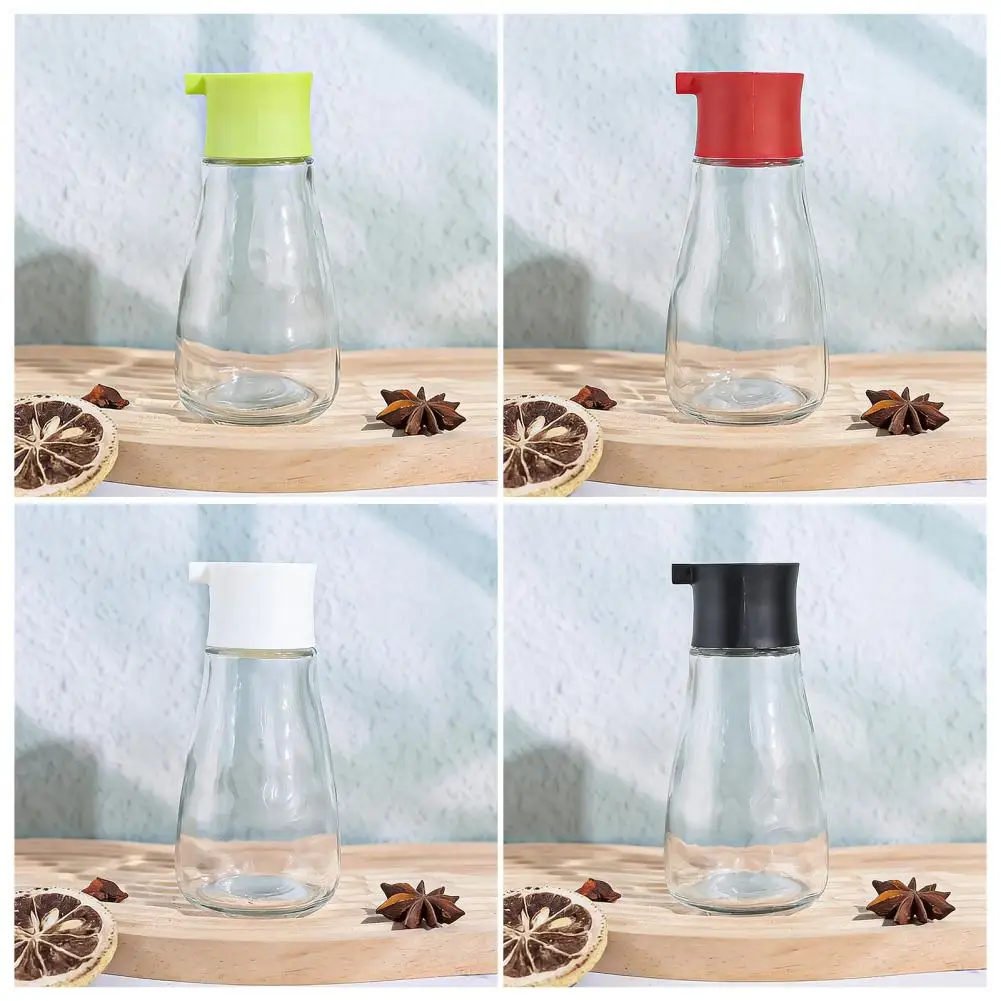 150ml Glass Oil Vinegar Dispenser With No-Drip Pour Spout Clear Oil Sprayer For Soy Sauce Cooking Oil Wide Mouth Kitchen Tool view 5