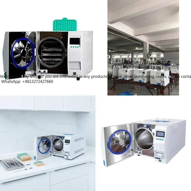 Autoclave de Mesa Serie B de 18 Litros con Impresora, Esterilizador para Laboratorio