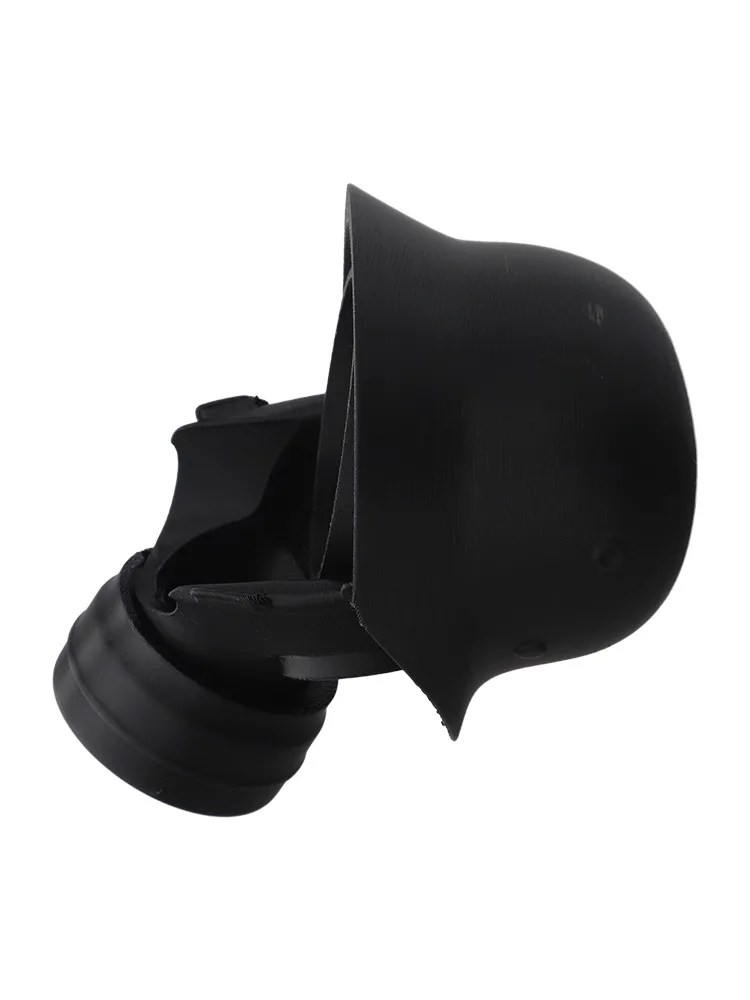 

Trailer Hitch Cover Featuring Helmet Shape and Visor Positioning for Standard 2 Inch Receivers Weather-Enduring Plastic