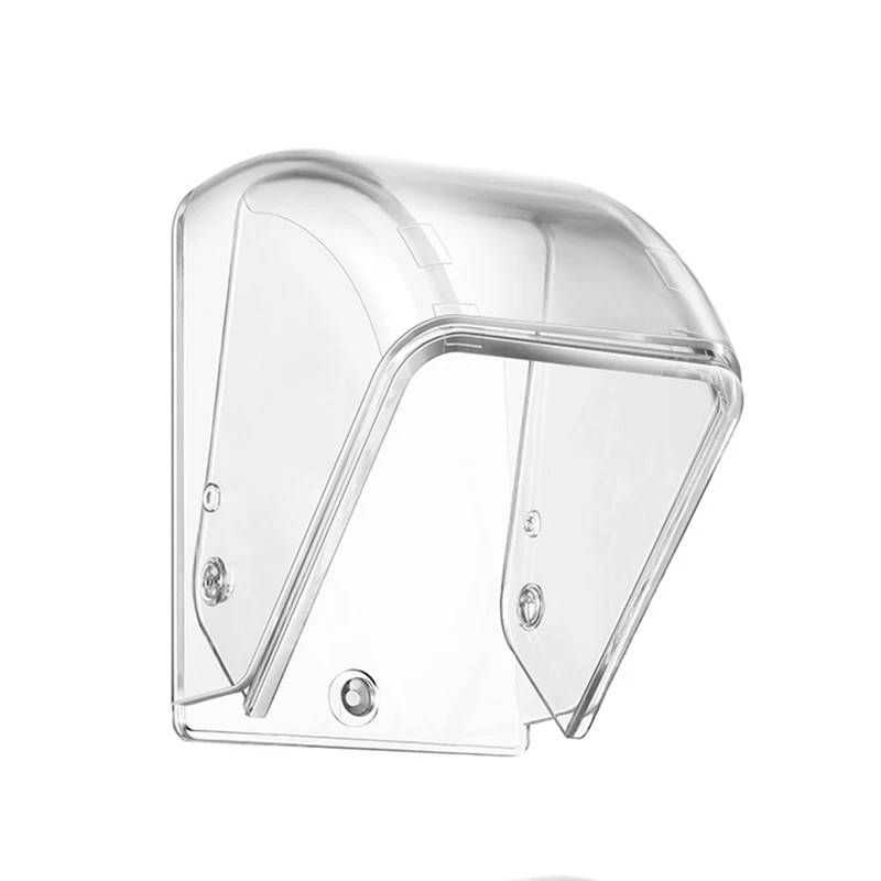 1 조각 무선 방수 초인종 상자 야외 투명 초인종 상자 초인종 레인 커버 DIY 액세서리