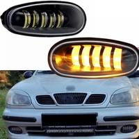 Front LED Fog Light DRL Driving Lamp Assembly For Daewoo Chevrolet Lanos Sens Daytime Running Lights 12V