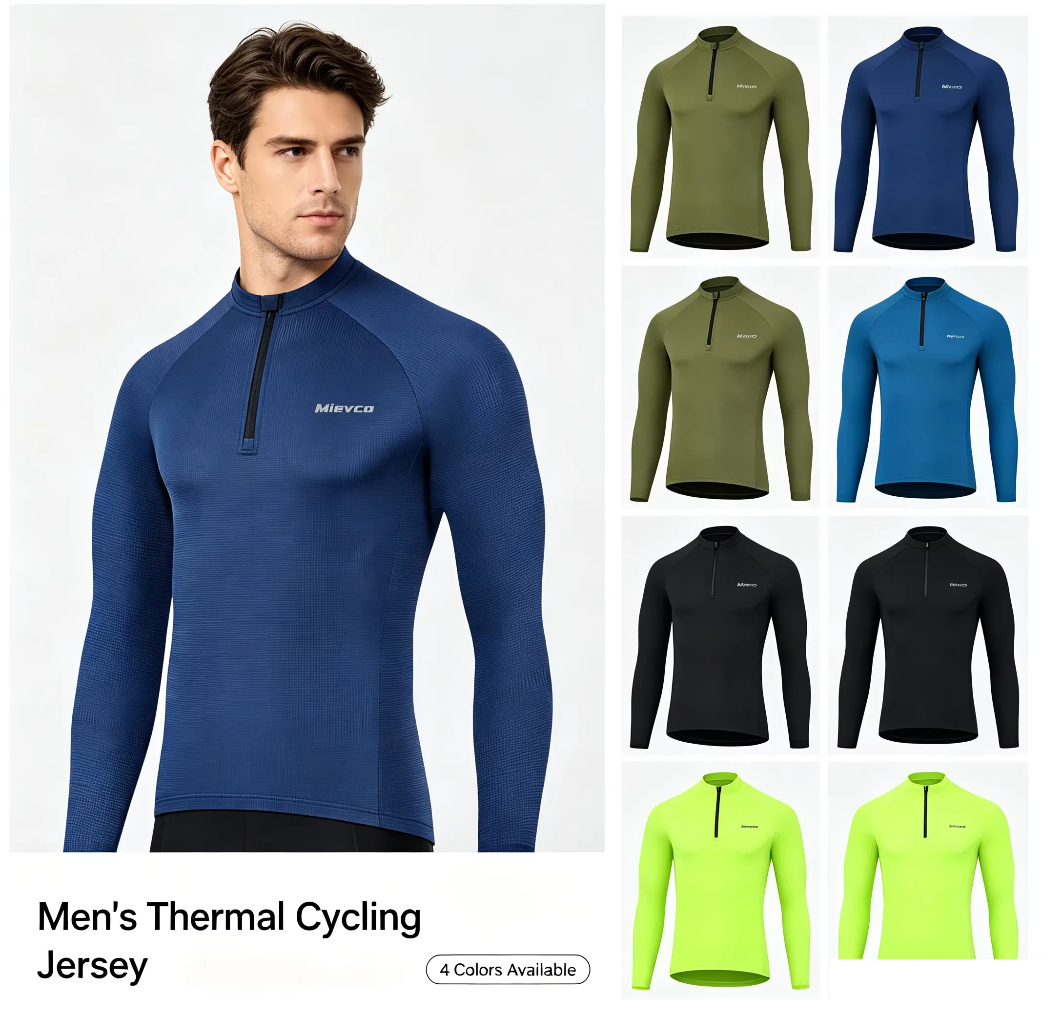 Radtrikot, Schnelltrocknendes Radtrikot, Atmungsaktives Radshirt, Radtrikot mit Rückentasche, Radtrikot mit Reflektoren – Detail 14