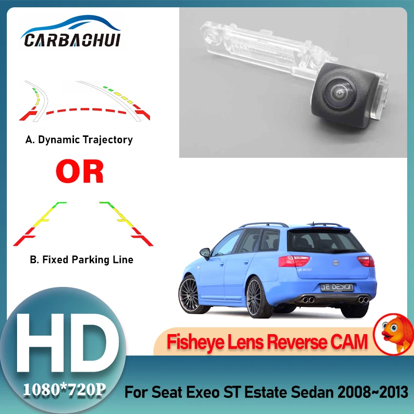 Rückansicht Kamera Für Seat Exeo ST Kombi Limousine 2008 ~ 2012 2013 CCD Nachtsicht Parkplatz Backup Kamera Kennzeichen kamera