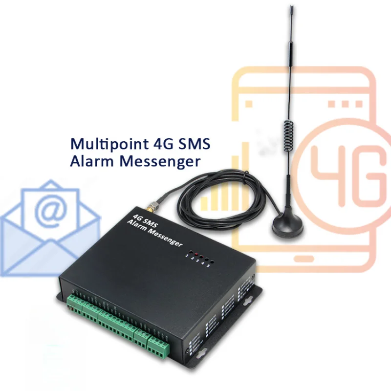 Programmable Data Upload & Logging Interval Delivered Via 4G Mobile 4G SMS Alarm Messenger