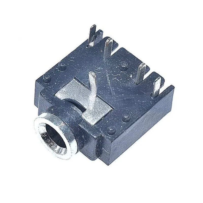 20/50PCS 3F07 Stereo Audio Jack, 3.5mm 5-Pin Dual Channel Headphone Jack