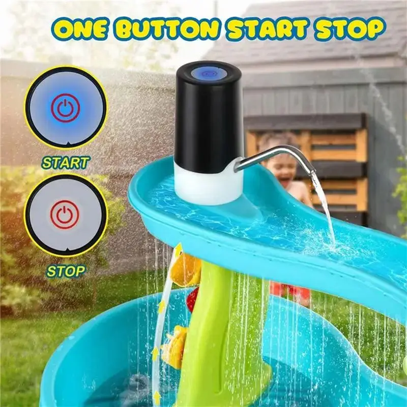 CYGJ-2X Water Table Pump Cordless Sand Table Water Pump For Toddler Small Water Table Accessories Funny Water Game