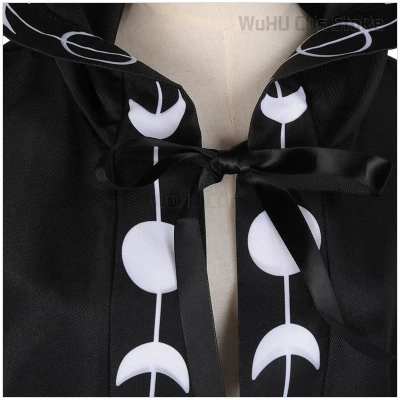 

a7d@Medieval Hooded Cloak Halloween Ball Dress Up Death Cloak Magic Robe Party Cosplay Anime Cosplay Unisex Wizard Retro Cloaka7