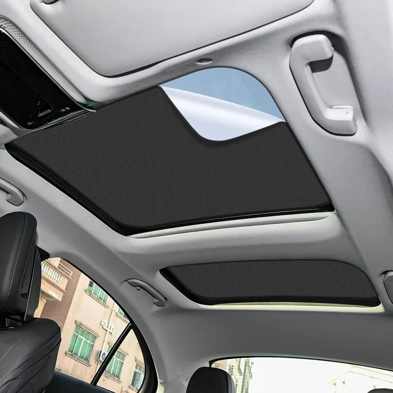 

Car Suede Fabric For MERCEDES-BENZ E-CLASS 2017-2026 Electrostatic Adsorption Sunroof Sunshadesun Protection Heat Insulation