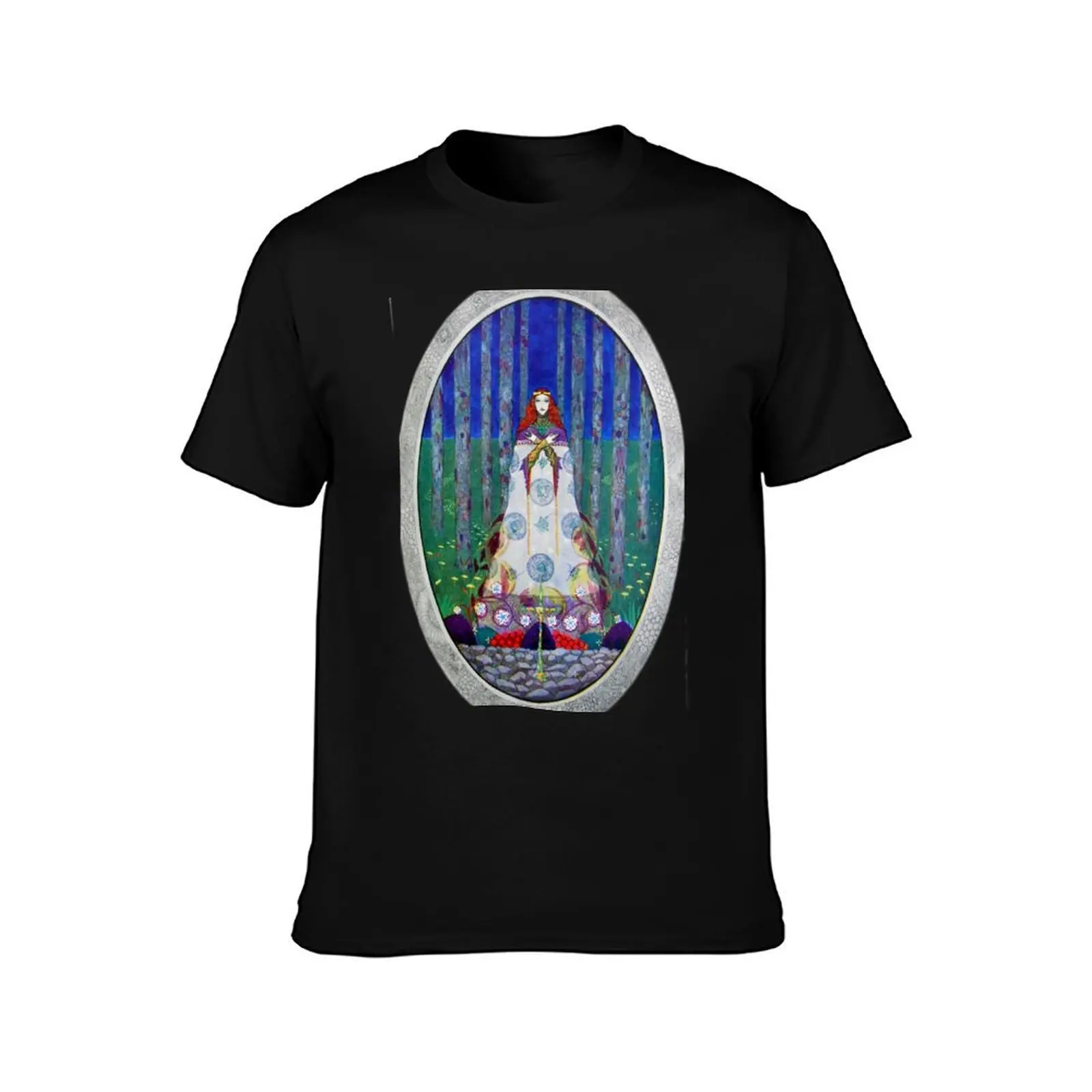 The Marsh King's Daughter - Harry Clarke T-Shirt Work Utility Short Sleeve Shirt T-Shirt