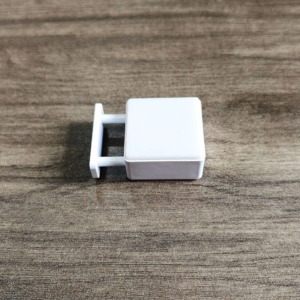 Miniature LED Refrigerator Magnet Light Sign No Pattern Round Square DIY Glowing Fridge Magnet Magnetic Base Energy Saving