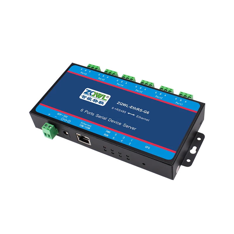 

6-канальный последовательный сервер RS485/последовательный сетевой/шлюз Modbus