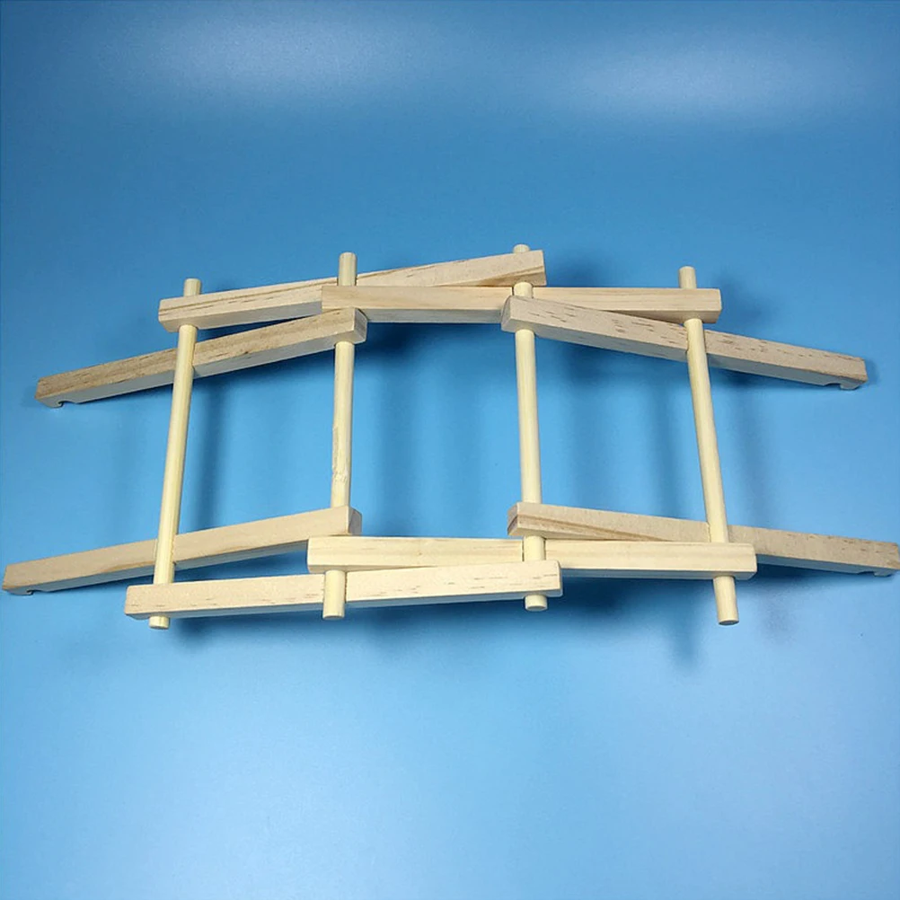 

1 set DIY Arch Toy Kids Wooden Science Production Arch Bridge Toy Set Building Toys Construction Educational Handmade