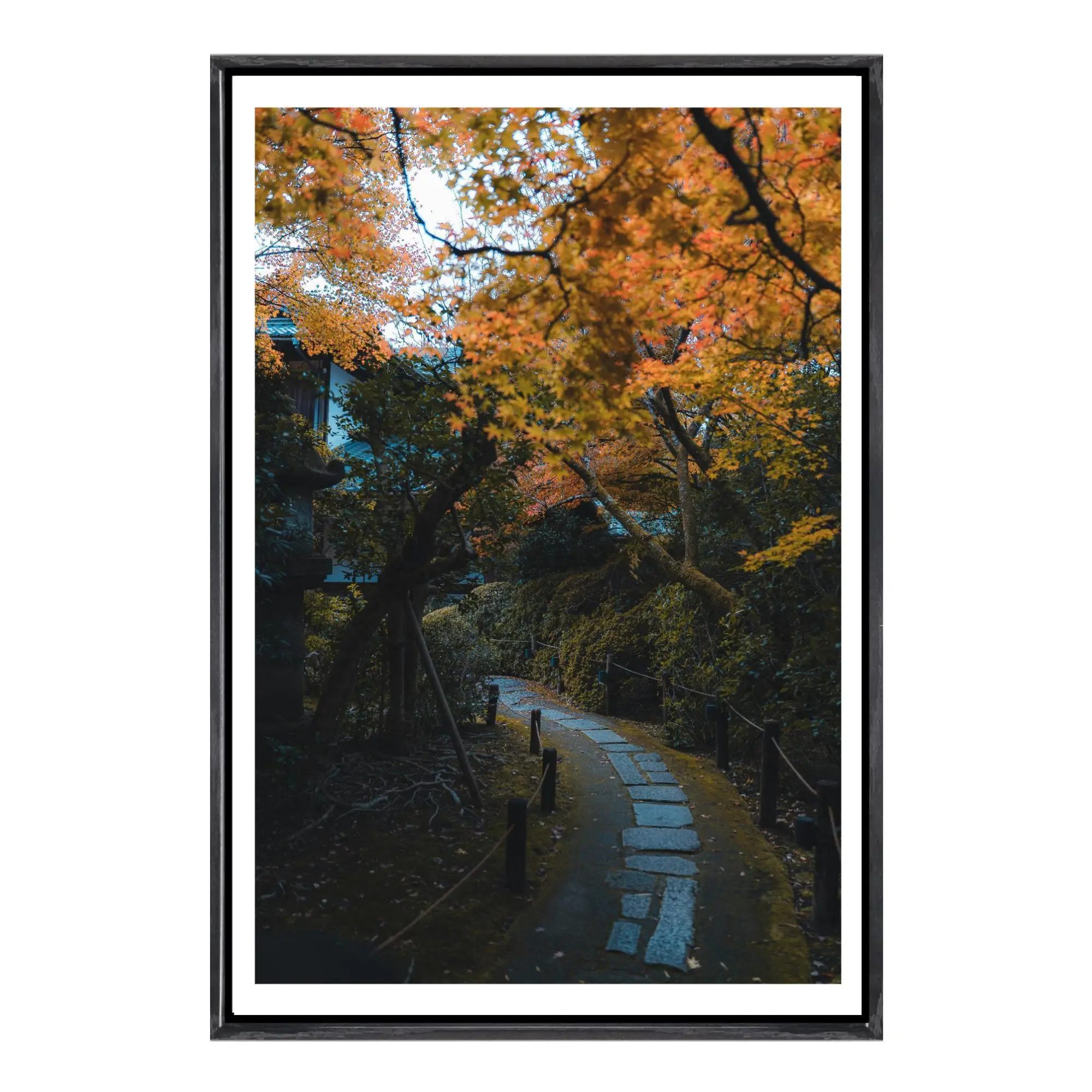 

Японское осеннее дерево на подкладке, холст в рамке, настенное искусство, потрясающий осенний лист, живописный принт, постер с лесной дорожкой