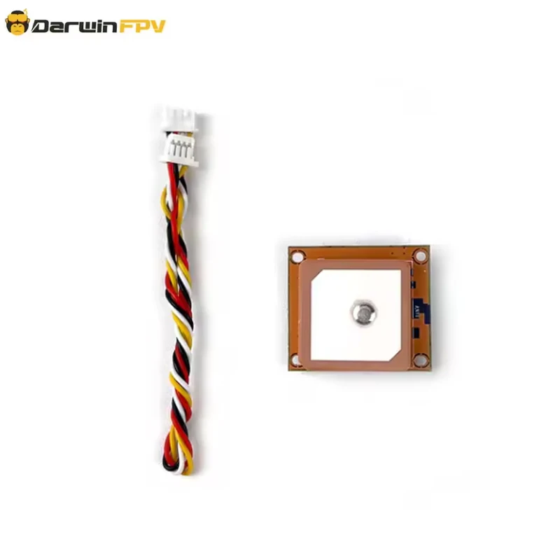 DarwinFPV Anti-Interference GPS Module with FLASH - BetaFlight Compatible High-Gain Antenna for RC FPV Long Range