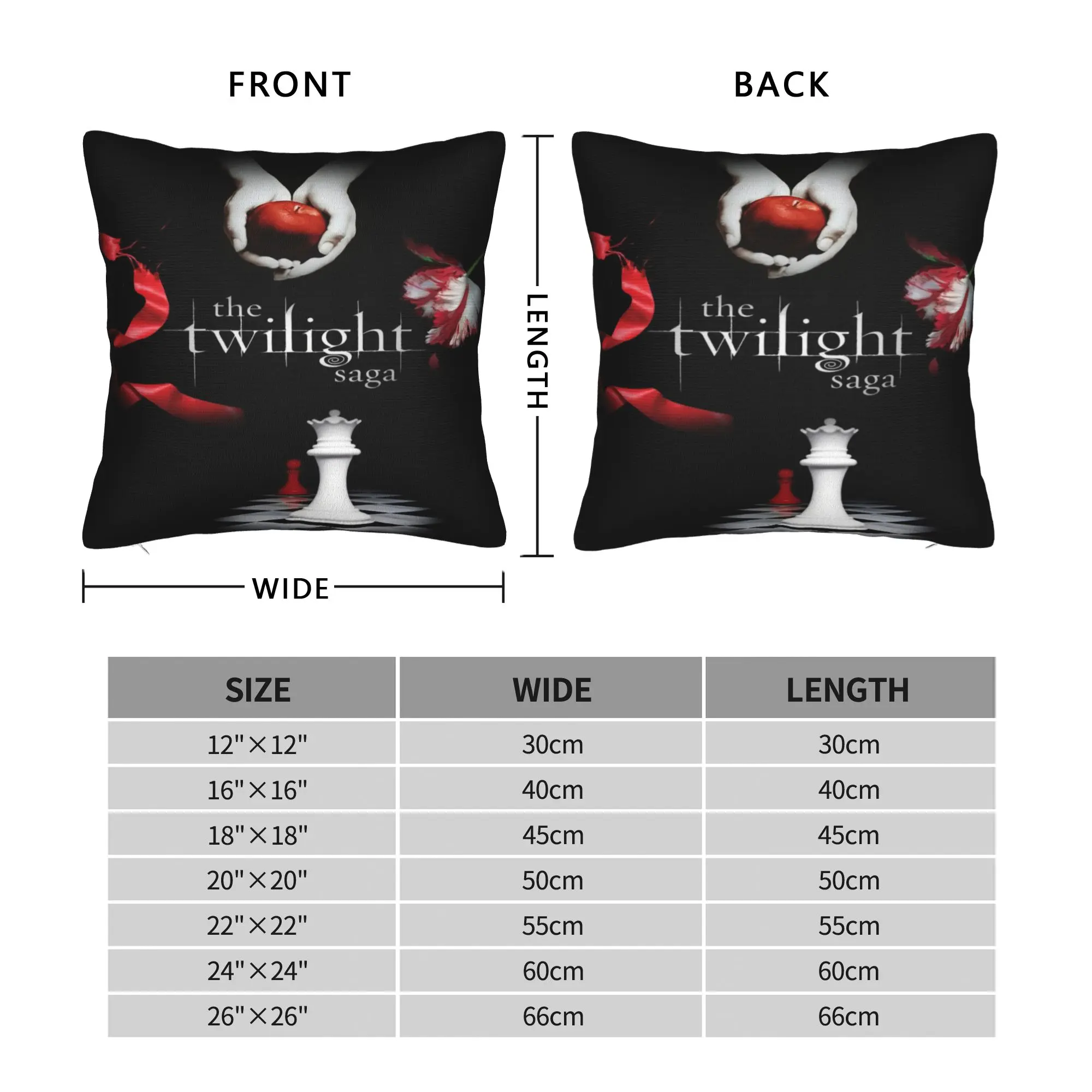 The Twilight Hands Holding Red Apple Pillowcases  Vintage Pillow Case For Sofa Home Decor Design Pillow Cover
