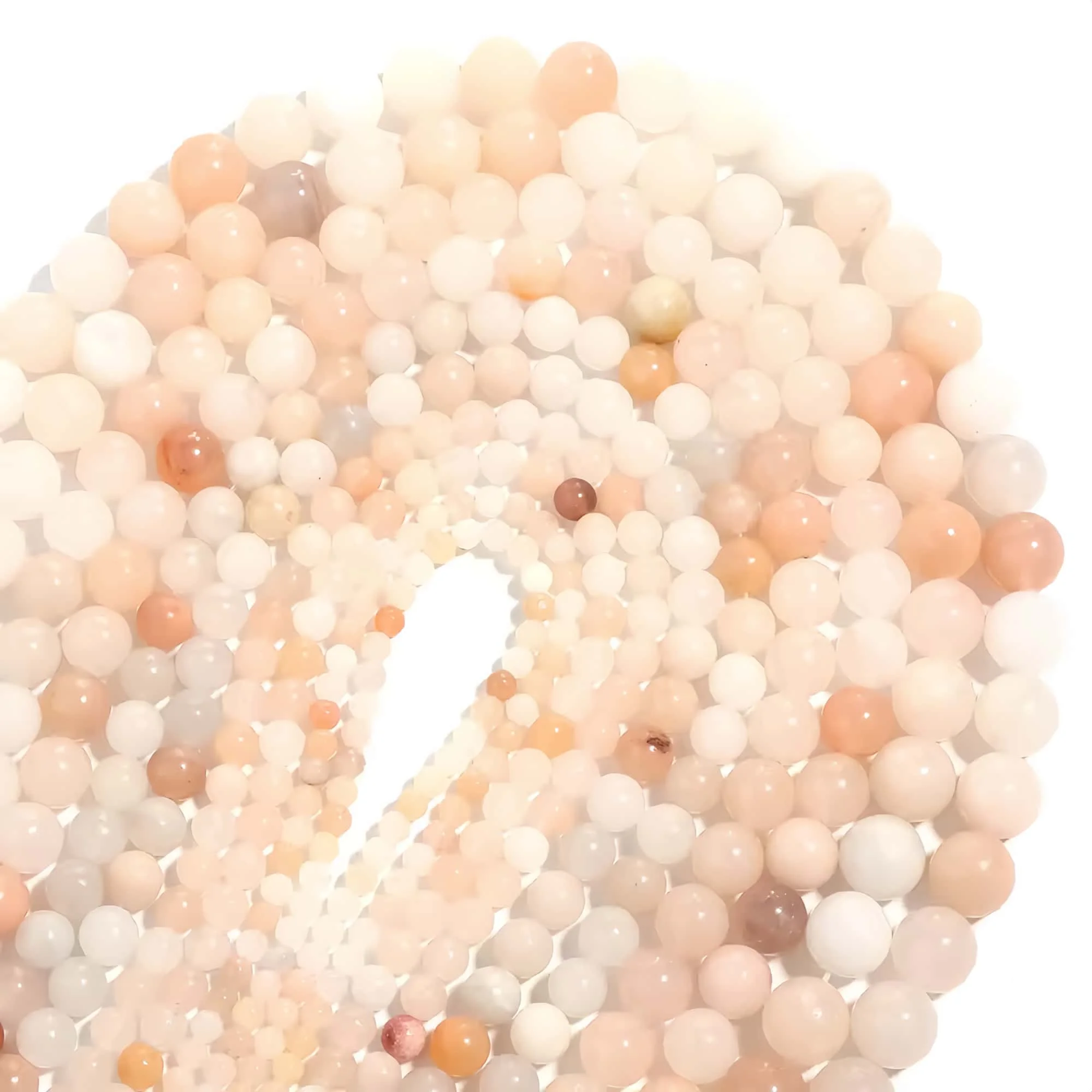 1Pc Natural Pink Aventurine Round Loose Beads 6/8/10/12mm Gemstone Beads for DIY Bracelet Necklace Jewelry Making Suppli/