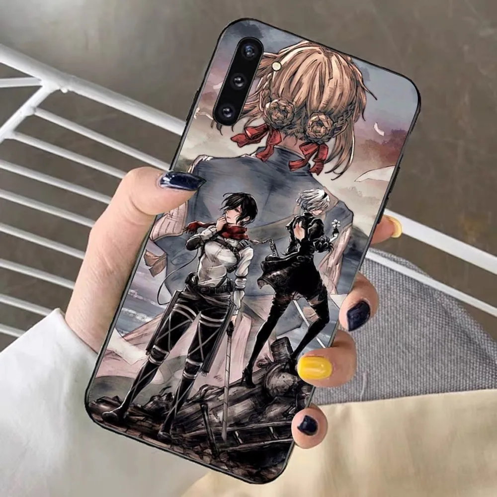 N-NieR A-Automata 2B Phone Case For Redmi Note 4 X 5 A 6 7 8 T 9 9S 10 11 11S 11Epro Poco M3 Pro