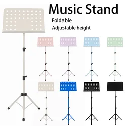IRIN Convenient Music Stand Collapsible Sheet Music Score Tripod Stand Holder Aluminum Alloy Foldable Music Sheet Stand