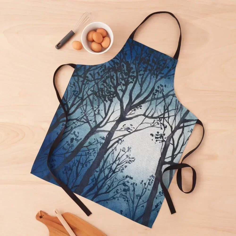 

Forest Light Apron House Things For Home And Kitchen Men gift For Kitchen Women Chef Uniform Woman Apron
